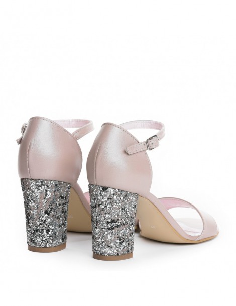 Sandale dama Simple Nude Piele Naturala - The5thelement.ro