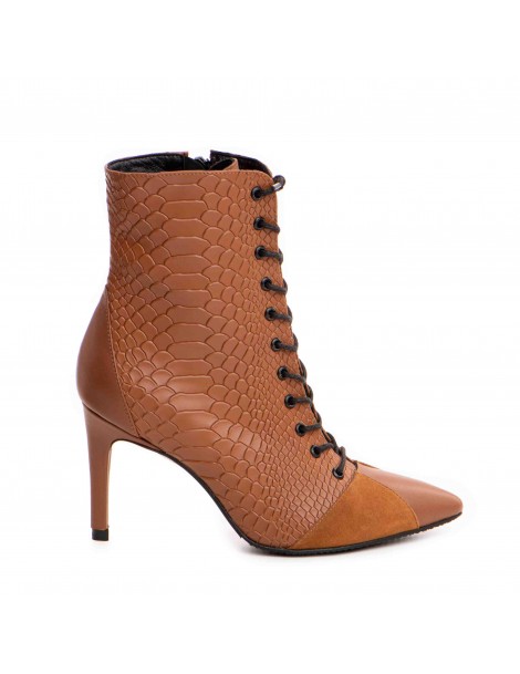 Botine Dama Piele Naturala Camel Daria - The5thelement.ro