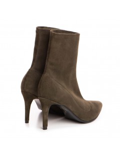 Botine Dama Piele Naturala Amora Khaki - The5thelement.ro
