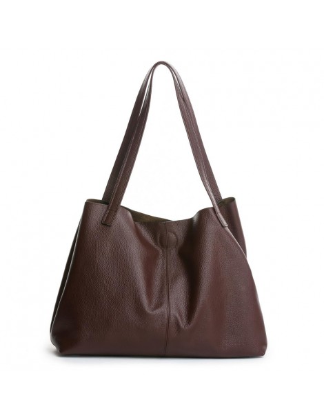Geanta Dama Piele Naturala Visiniu Shopper - The5thelement.ro