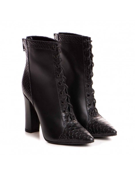 Ghete dama Piele Naturala Negru CThru - The5thelement.ro