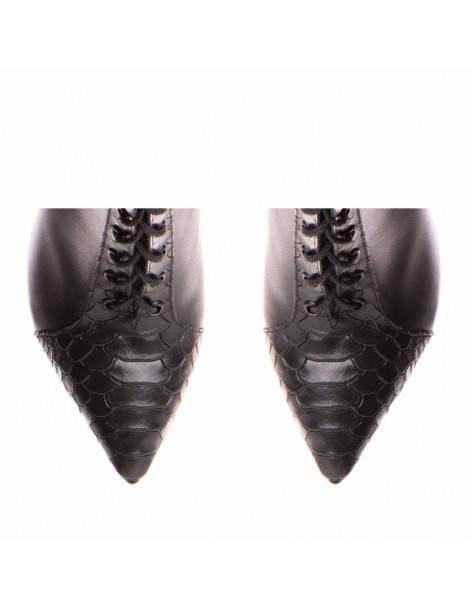 Ghete dama Piele Naturala Negru CThru - The5thelement.ro