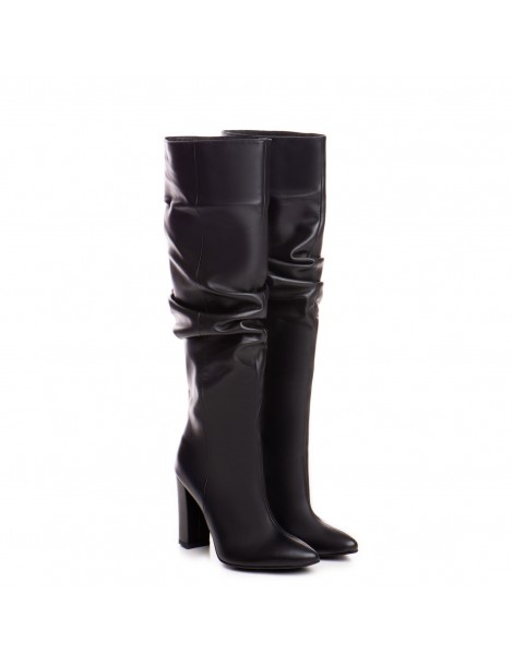 Cizme Dama Piele Naturala Negru Clare - The5thelement.ro