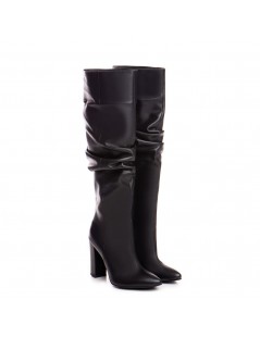 Cizme Dama Piele Naturala Negru Clare - The5thelement.ro