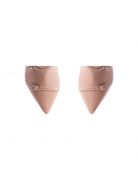Botine Dama Piele Naturala Nude Micaela - The5thelement.ro