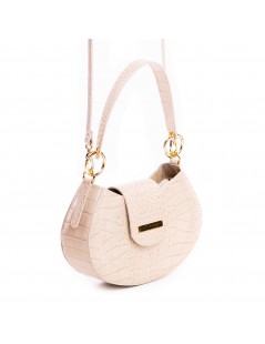 Geanta Piele Naturala Dama Crem Alma - The5thelement.ro