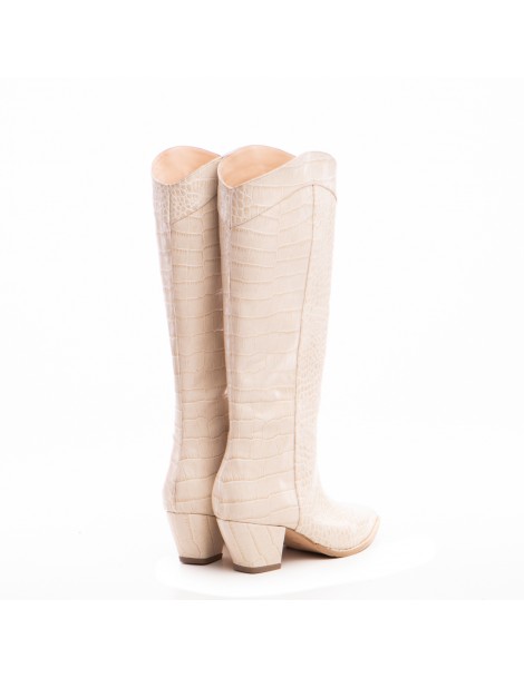 Ciocate dama Piele Naturala Crem Rodeo - The5thelement.ro