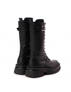 Bocanci dama Piele Naturala Negru Onyx - The5thelement.ro