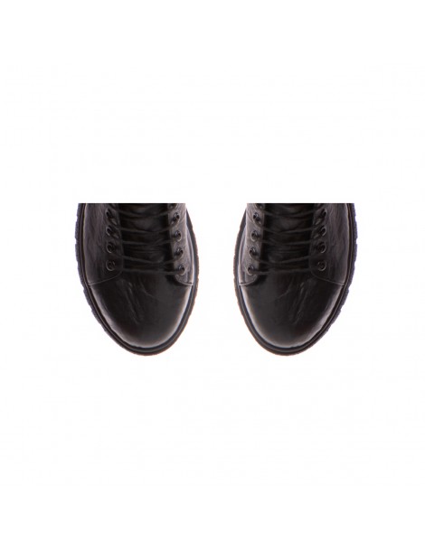 Bocanci dama Piele Naturala Thunder Negru Special - The5thelement.ro