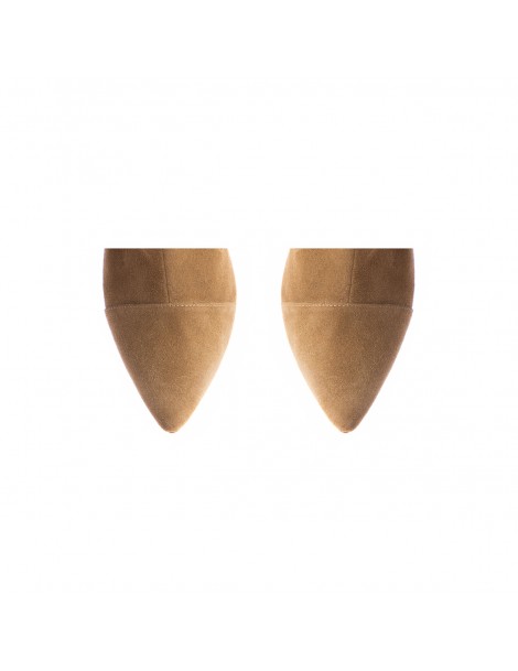 Cizme Dama Piele Naturala Bej Mira - The5thelement.ro