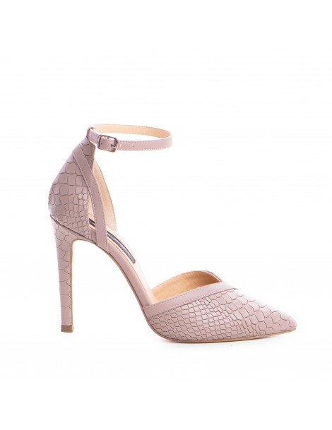 Pantofi stiletto piele...