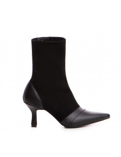 Botine Dama Piele Naturala Negru Catrina - The5thelement.ro