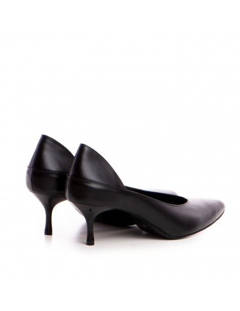 Pantofi stiletto piele naturala Negru Celine - The5thelement.ro