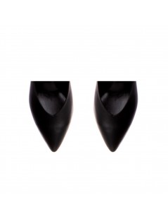 Pantofi stiletto piele naturala Negru Celine - The5thelement.ro