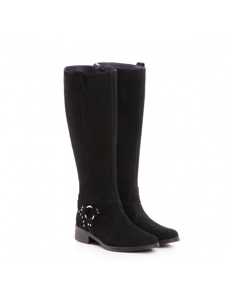 Cizme dama Piele Naturala Negru Montana - The5thelement.ro