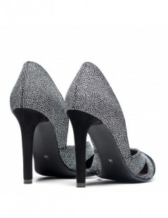 Pantofi dama Cut Out Black Piele Naturala - The5thelement.ro