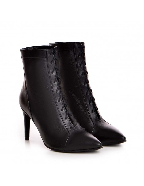 Botine dama Piele Naturala Negru CThru - The5thelement.ro