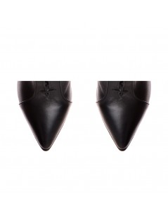 Botine dama Piele Naturala Negru CThru - The5thelement.ro