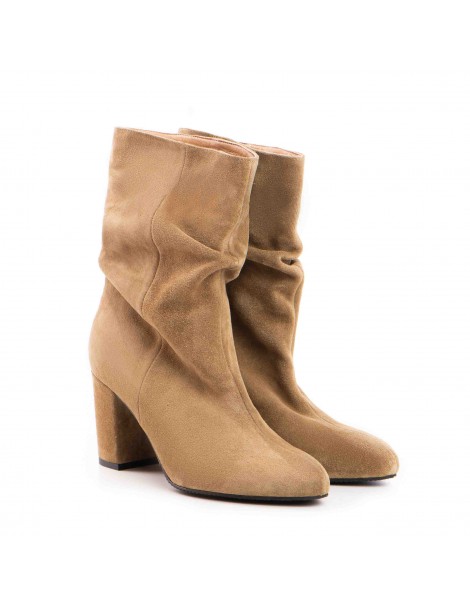 Ghete Dama Piele Naturala Crem Nayra - The5thelement.ro