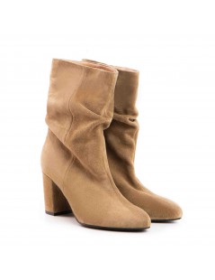 Ghete Dama Piele Naturala Crem Nayra - The5thelement.ro