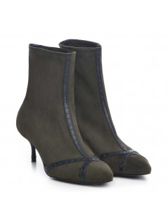 Botine Dama Piele Naturala Khaki Kylie - The5thelement.ro