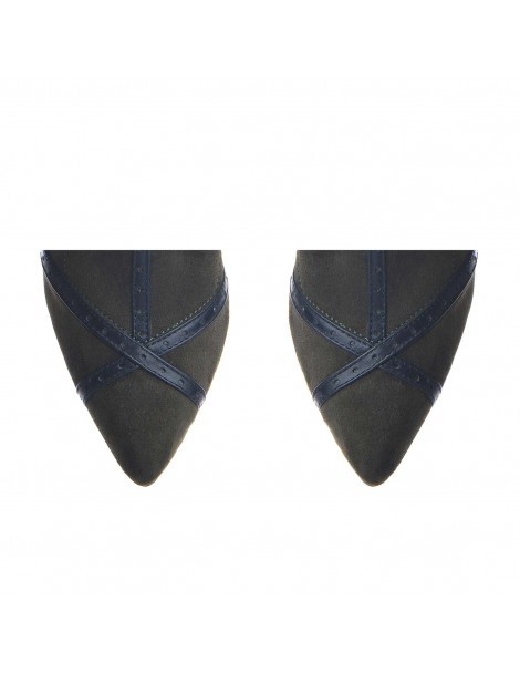 Botine Dama Piele Naturala Khaki Kylie - The5thelement.ro