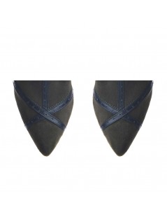 Botine Dama Piele Naturala Khaki Kylie - The5thelement.ro