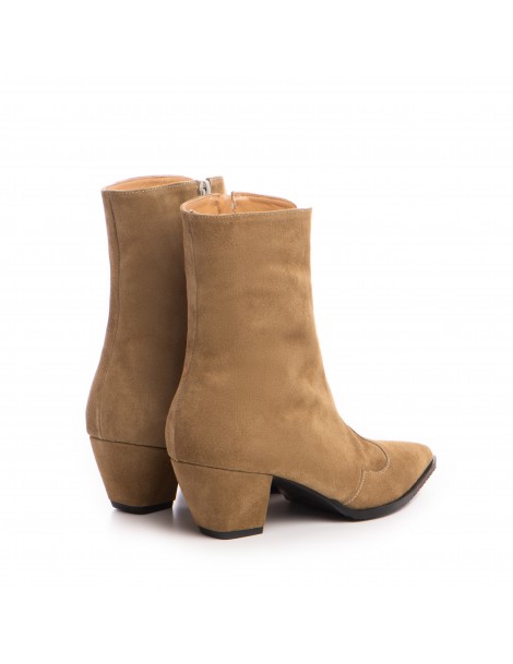 Ciocate dama Piele Naturala Bej Print NightFall - The5thelement.ro