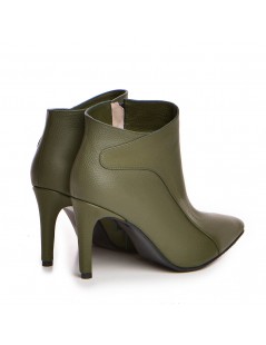 Botine Dama Piele Naturala Khaki Alanna - The5thelement.ro