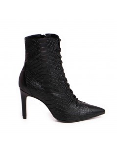 Botine Dama Piele Naturala Negru Daria - The5thelement.ro