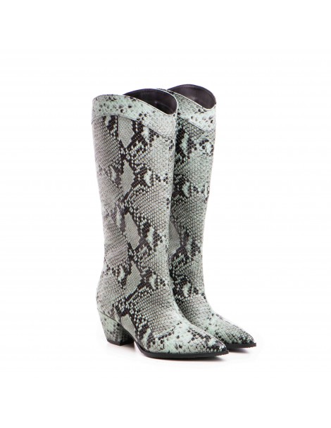 Ciocate dama Piele Naturala Verde Rodeo - The5thelement.ro