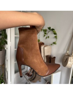 Botine Dama Piele Naturala Camel Jessica - The5thelement.ro