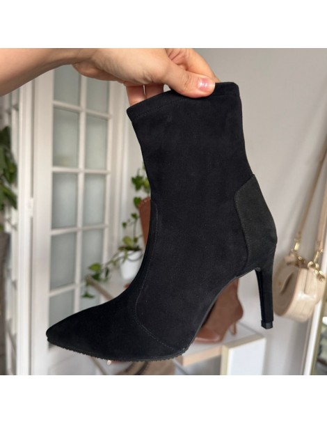 Botine Dama Piele Naturala Negru Jessica - The5thelement.ro