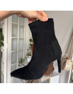 Botine Dama Piele Naturala Negru Jessica - The5thelement.ro