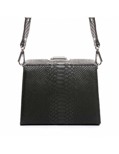 Geanta Piele Naturala Dama Negru Snake Pandora - The5thelement.ro
