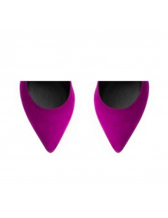 Pantofi stiletto piele naturala Magenta Ivy - The5thelement.ro