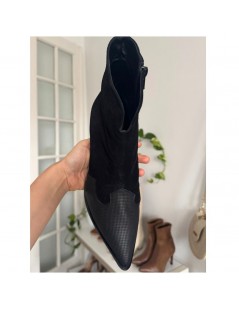 Ciocate dama Piele Naturala Negru Print NightFall - The5thelement.ro