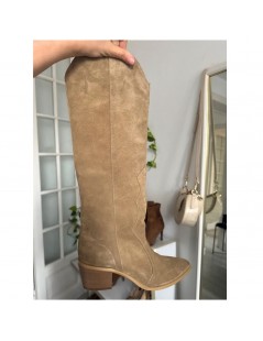 Ciocate dama Piele Naturala Bej Mimi - The5thelement.ro