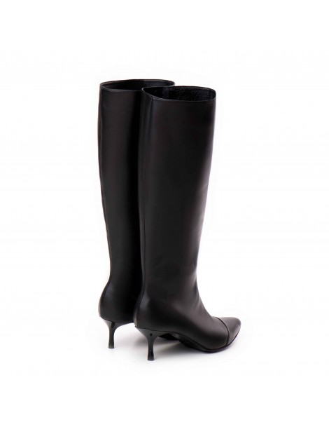 Cizme Dama Piele Naturala Negru Melina - The5thelement.ro