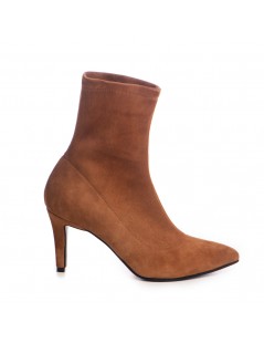 Botine Dama Piele Naturala Amora Camel - The5thelement.ro