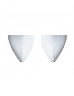 Ghete dama Piele Naturala Alb Charming - The5thelement.ro