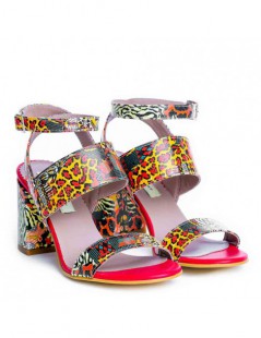 Sandale piele toc gros New Look Jungle - The5thelement.ro