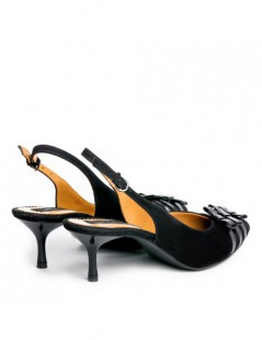 Pantofi stiletto piele naturala Negru Kate - The5thelement.ro