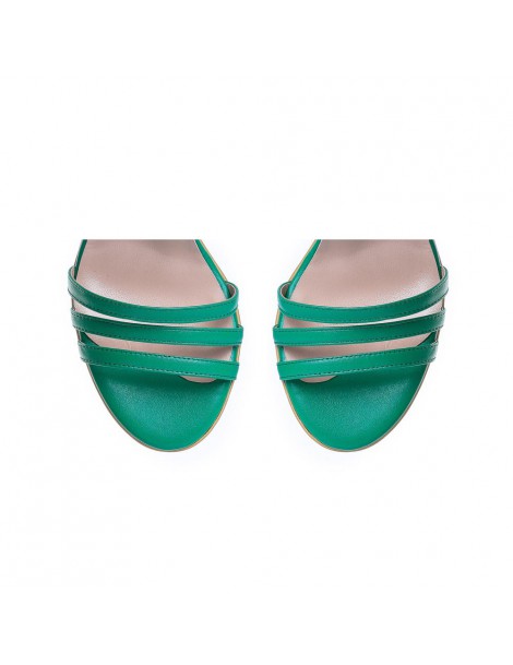 Sandale dama piele naturala Verde Sophia - The5thelement.ro