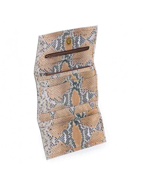 Portofel XL Slim Cappuccino Snake - The5thelement.ro