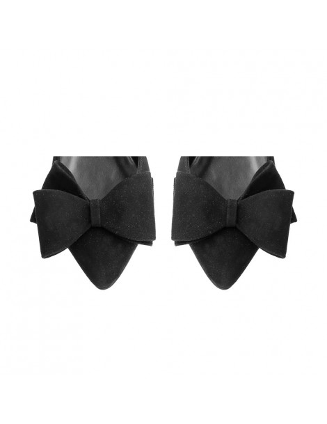 Balerini dama Piele Naturala Negru Funda - The5thelement.ro