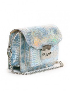 Geanta Piele Naturala Dama Urban Bag Bleu Snake - The5thelement.ro