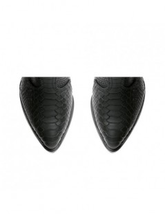Ciocate dama Piele Naturala Print Negru Bronx - The5thelement.ro