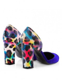 Pantofi dama Blue Rainbow Piele Naturala - The5thelement.ro