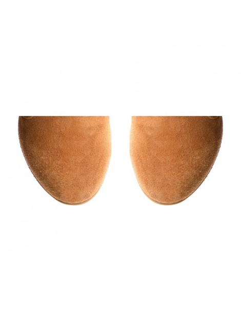 Cizme dama Long Boots Crem Piele Naturala - The5thelement.ro